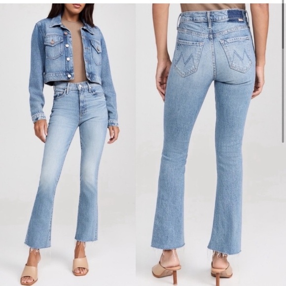 MOTHER Pants - Mother The Outsider Flood Fray Are We There Yet? New With Tags!